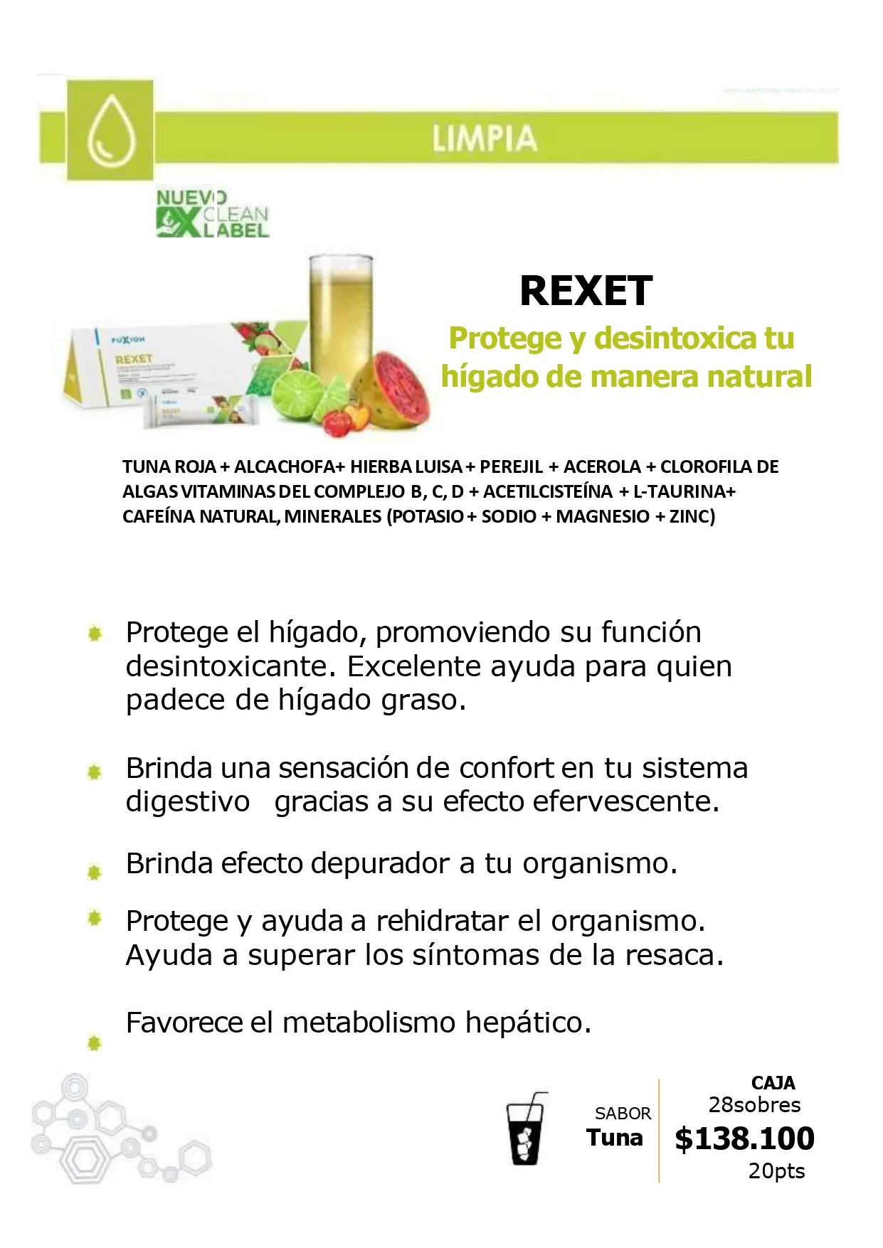 Catálogo Oficial FuXion Colombia 2026 - Página 15 del portafolio de bebidas funcionales en COP