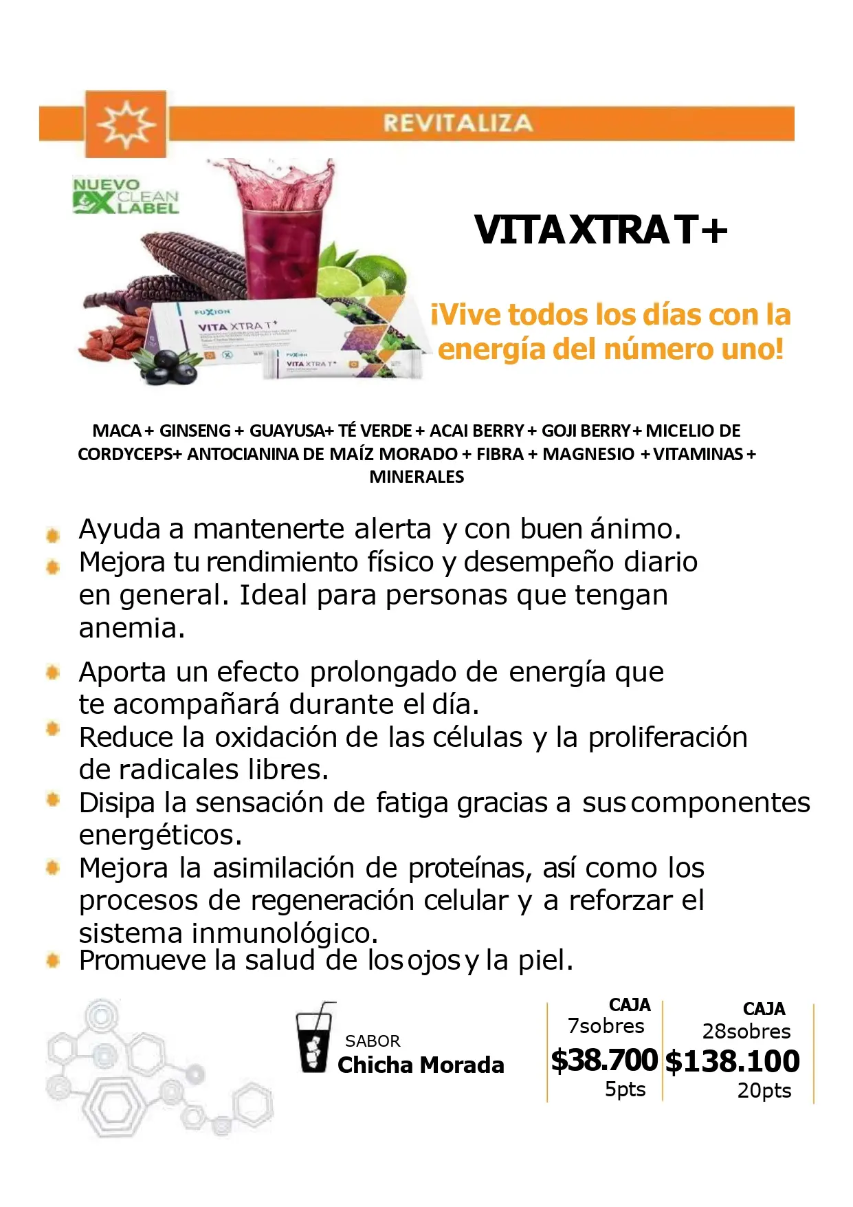 Catálogo Oficial FuXion Colombia 2026 - Página 22 del portafolio de bebidas funcionales en COP