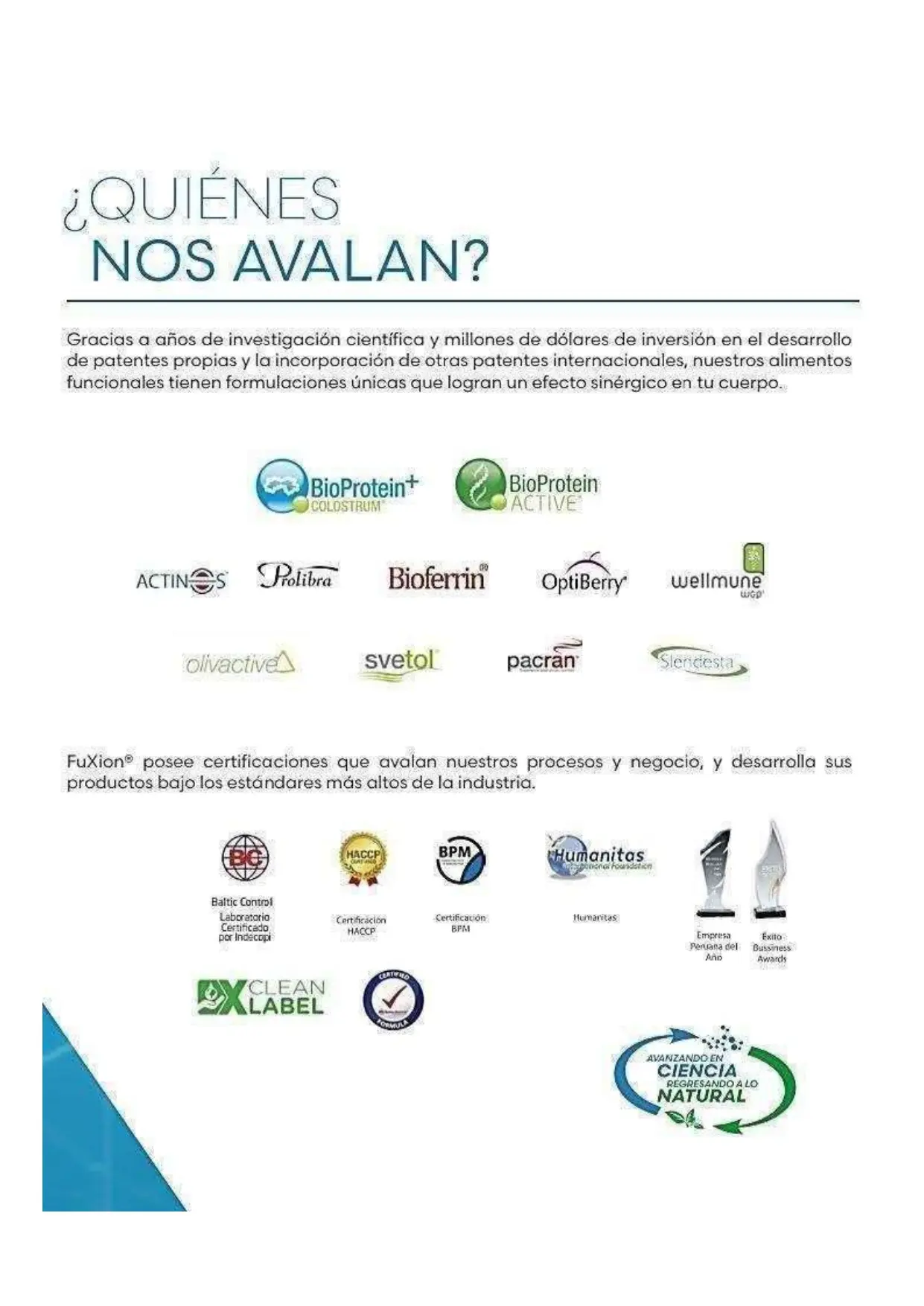 Catálogo Oficial FuXion Colombia 2026 - Página 3 del portafolio de bebidas funcionales en COP