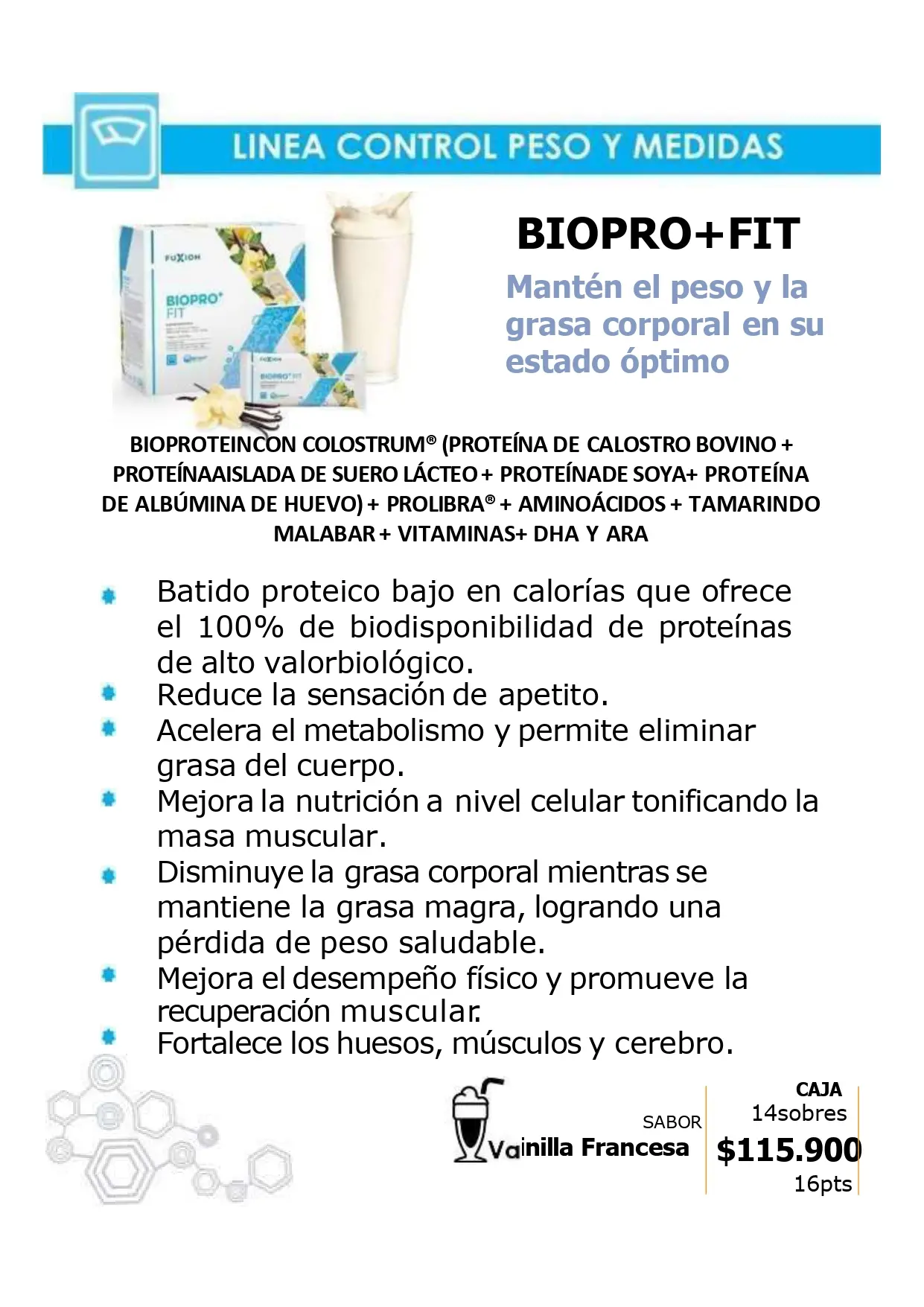 Catálogo Oficial FuXion Colombia 2026 - Página 30 del portafolio de bebidas funcionales en COP