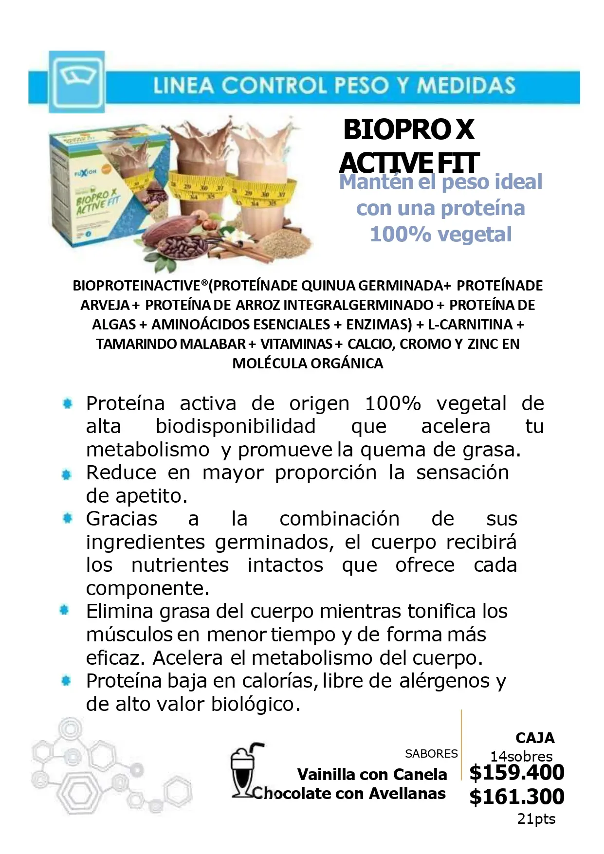 Catálogo Oficial FuXion Colombia 2026 - Página 31 del portafolio de bebidas funcionales en COP