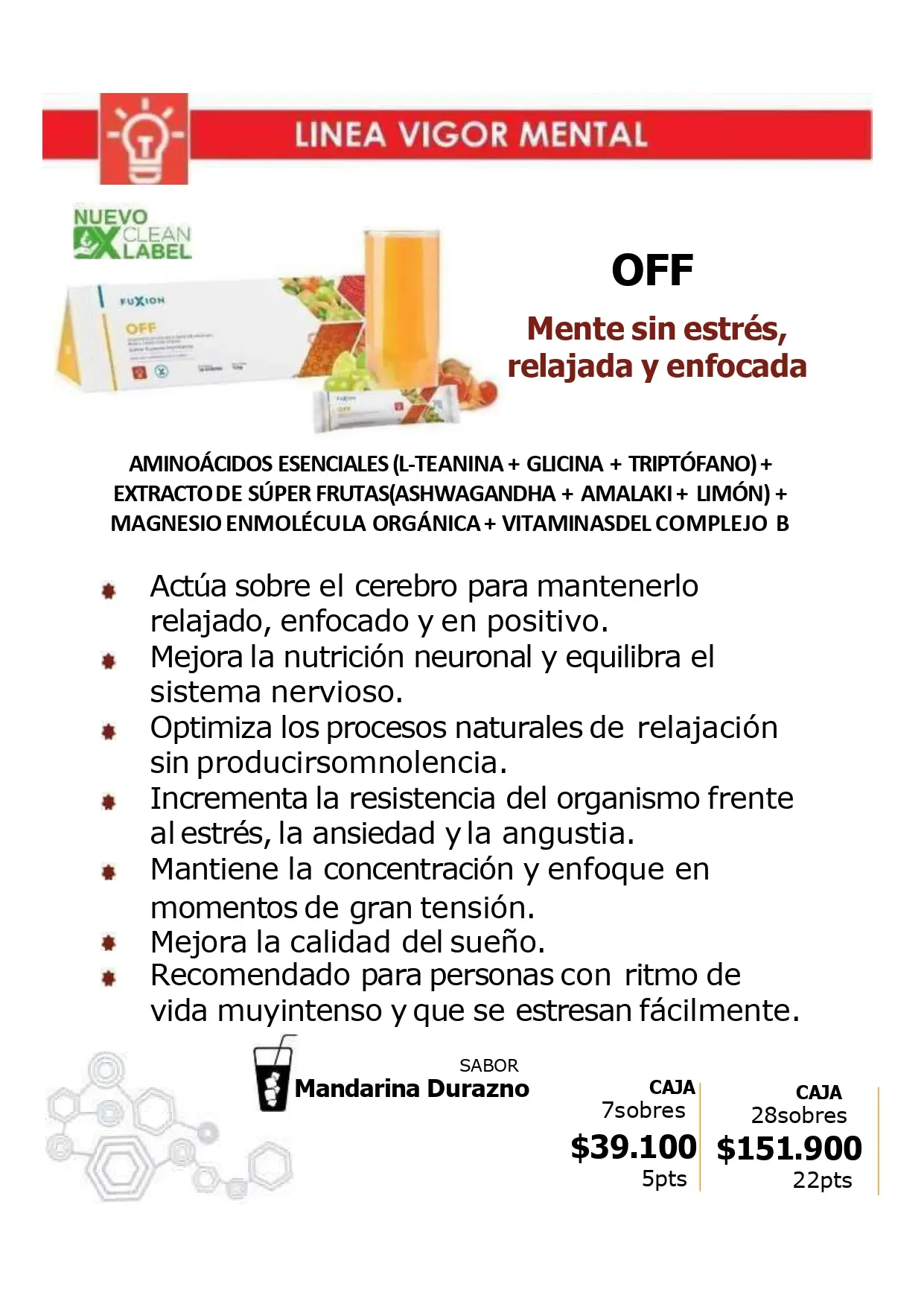 Catálogo Oficial FuXion Colombia 2026 - Página 43 del portafolio de bebidas funcionales en COP