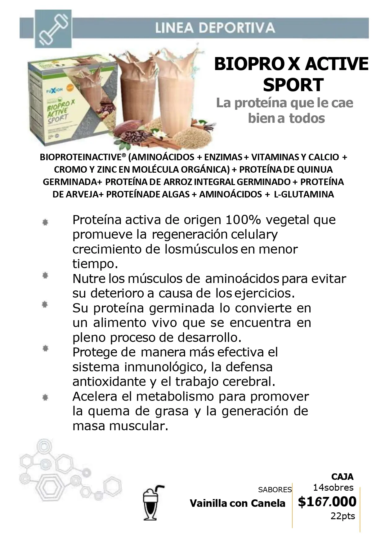 Catálogo Oficial FuXion Colombia 2026 - Página 48 del portafolio de bebidas funcionales en COP