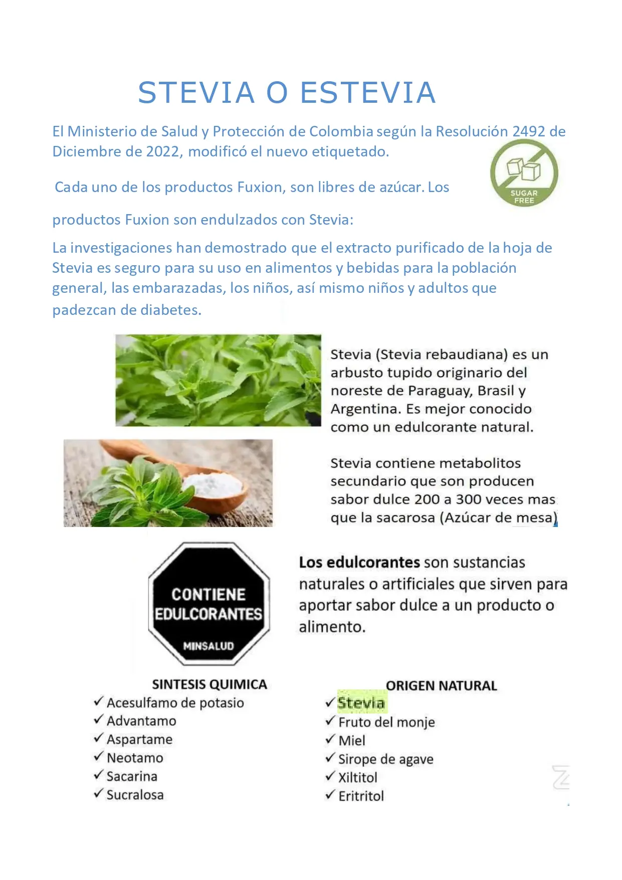 Catálogo Oficial FuXion Colombia 2026 - Página 5 del portafolio de bebidas funcionales en COP