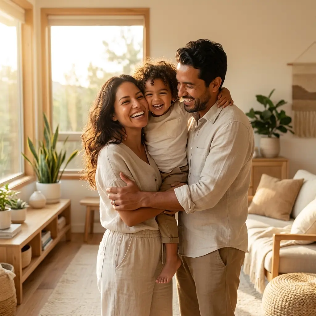 Familia con excelente salud digestiva y defensas fuertes gracias a Flora Liv de FuXion.