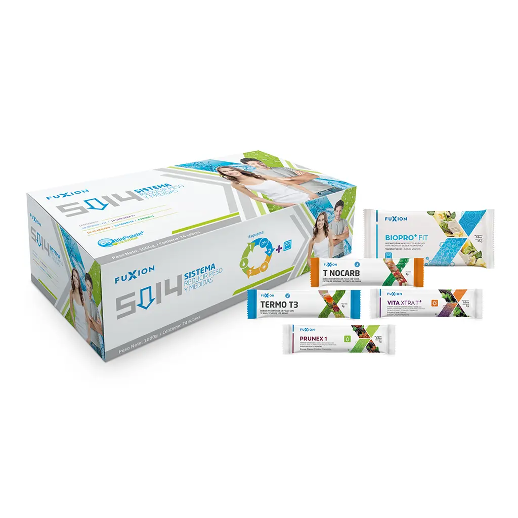Batido proteico y té quemagrasa del sistema Pack 5/14 preparados y listos para tomar.