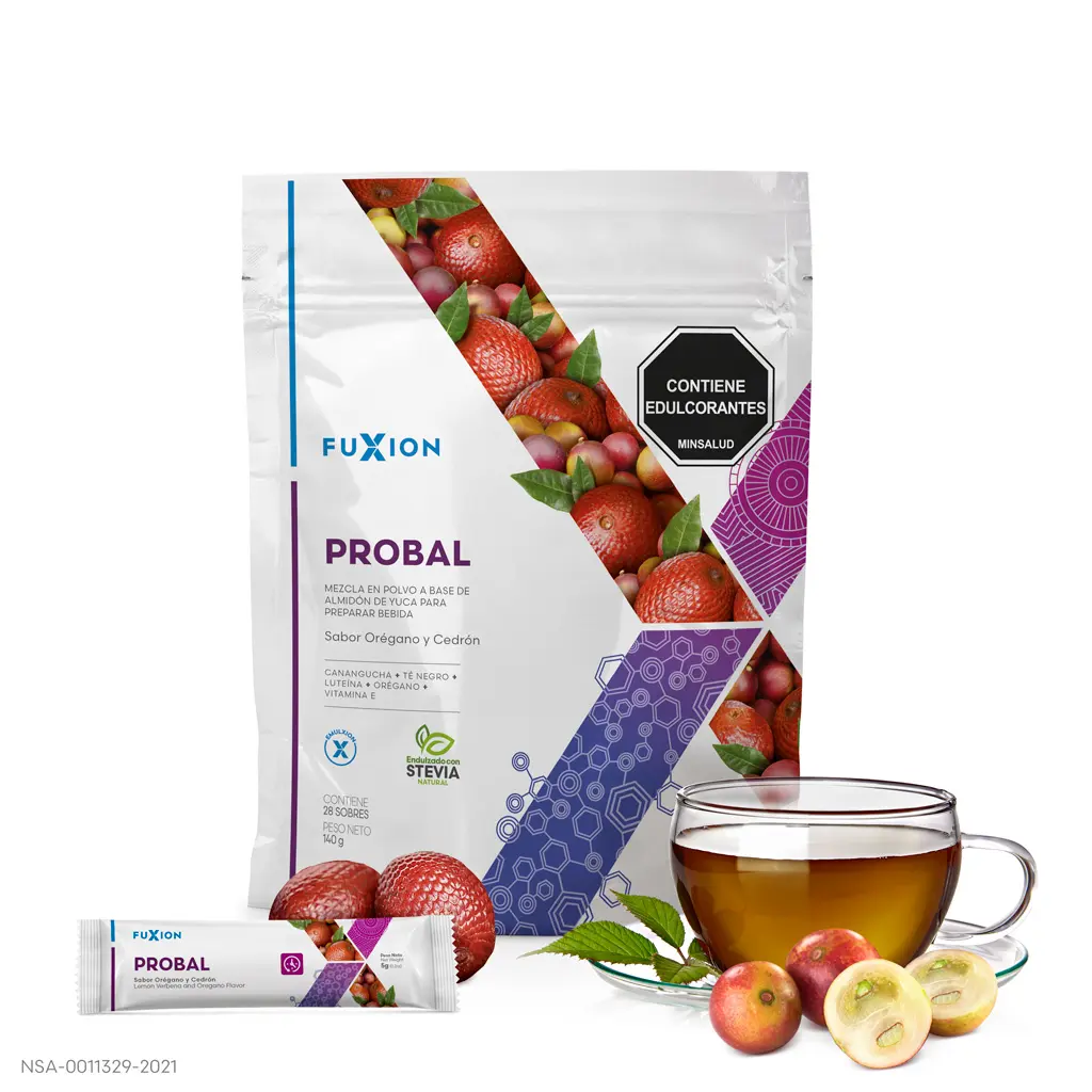 Taza de té Probal caliente reconfortante, ideal para aliviar bochornos, cólicos y molestias hormonales.